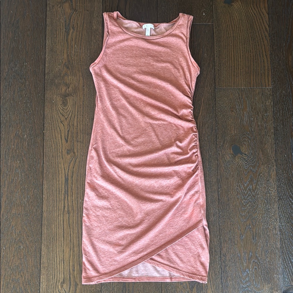 Leith Ruched Bodycon Sleeveless Dress